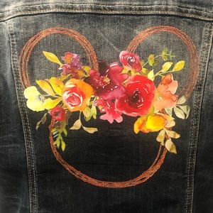 Minnie Appliquéd Denim Jacket